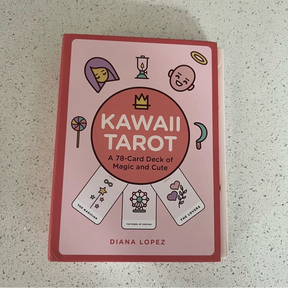 Kawaii Tarot 78-Card Deck of Magic and Cute with Guidebook by Diana Lopez